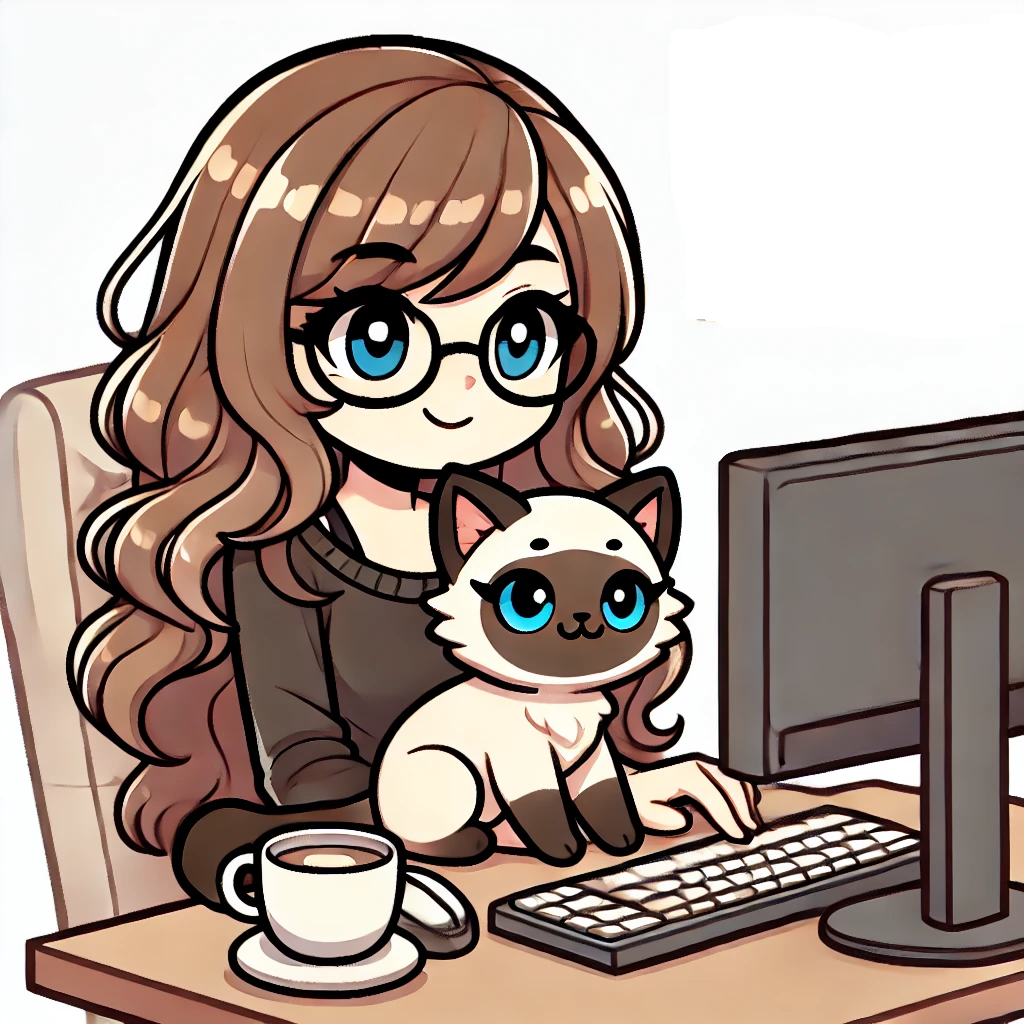 Juliana programando...