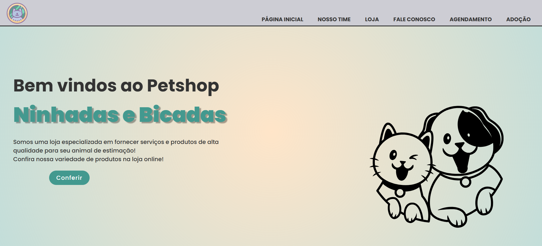 Imagem do projeto petshop